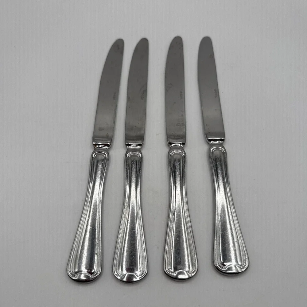 4 Flambe by Oneida Gourmet Collection 18/10‎ Stainless Steel Dinner Knives
